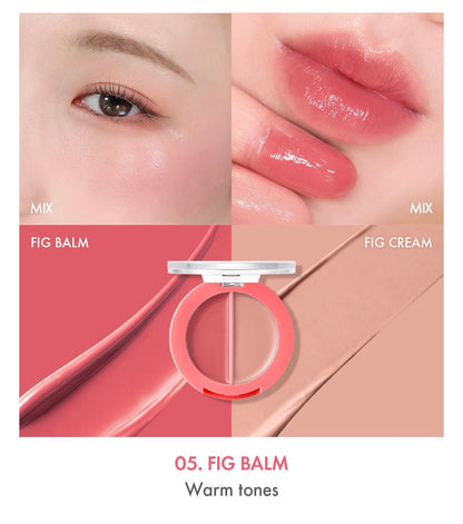 AMUSE Lip & Cheek Healthy Balm 3g (5 Colors) - Daebak