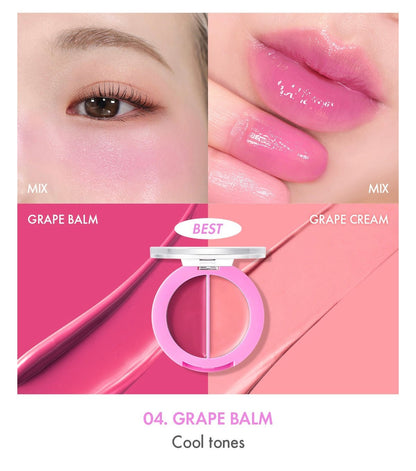AMUSE Lip & Cheek Healthy Balm 3g (5 Colors) - Daebak