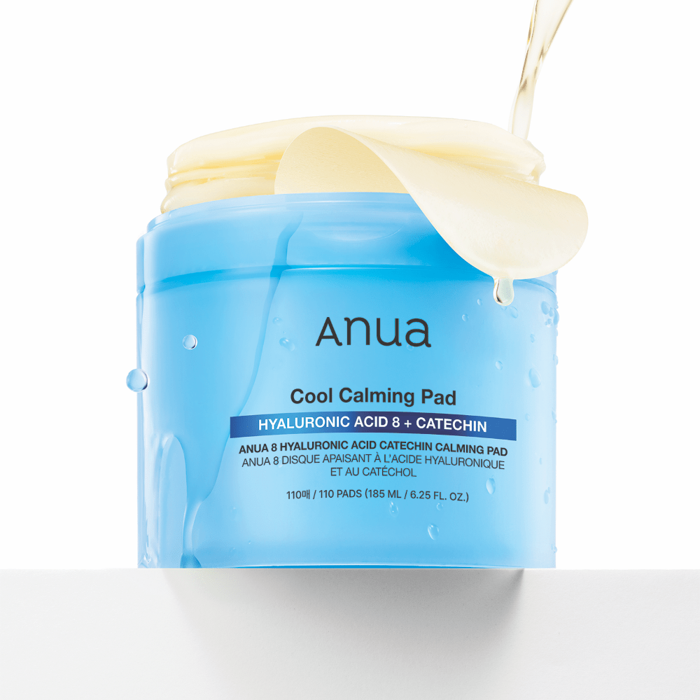 Anua 8 Hyaluronic Acid Catechin Calming Pad 185ml/110ea - Daebak