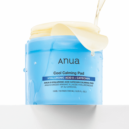 Anua 8 Hyaluronic Acid Catechin Calming Pad 185ml/110ea - Daebak