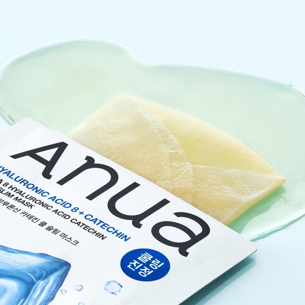 Anua 8 Hyaluronic Acid Catechin Cool Slim Mask 24ml X 10ea - Daebak