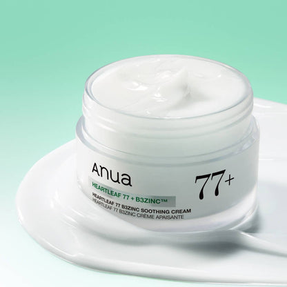 Anua Heartleaf 77 B3Zinc Soothing Cream 80ml - Daebak