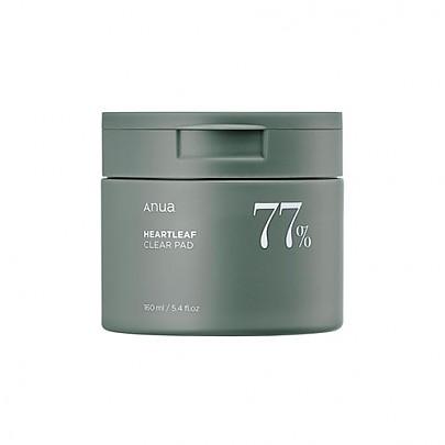 Anua HEARTLEAF 77 CLEAR PAD 70ea(150ml) - Daebak