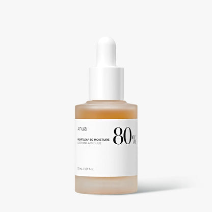 Anua HEARTLEAF 80% MOISTURE SOOTHING AMPOULE 30ml - Daebak