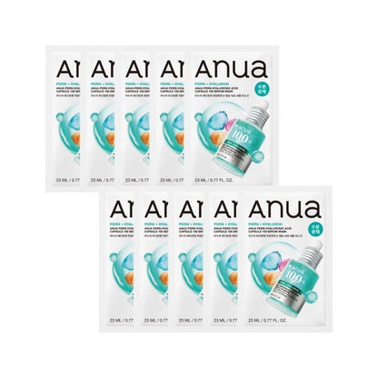 Anua PDRN Hyaluronic Acid Capsule 100 Serum Mask Sheet 23ml*10ea - Daebak