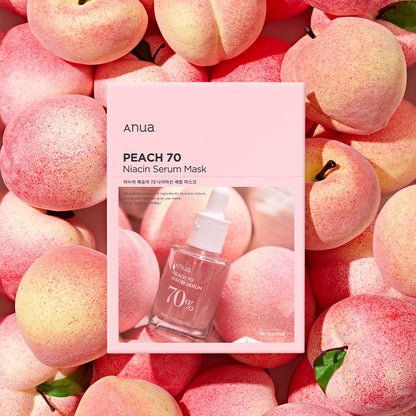 Anua Peach 70 Niacin Serum Mask Sheet 25g X 10ea - Daebak