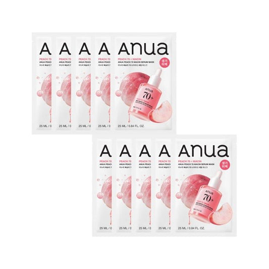 Anua Peach 70 Niacin Serum Mask Sheet 25g X 10ea - Daebak