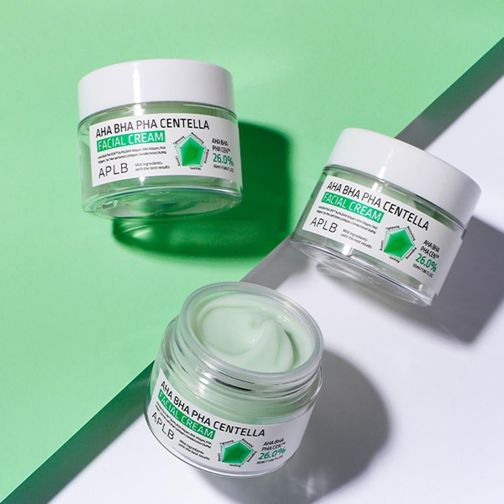 APLB AHA BHA PHA Centella Facial Cream 55ml - Daebak