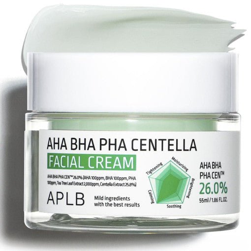 APLB AHA BHA PHA Centella Facial Cream 55ml - Daebak