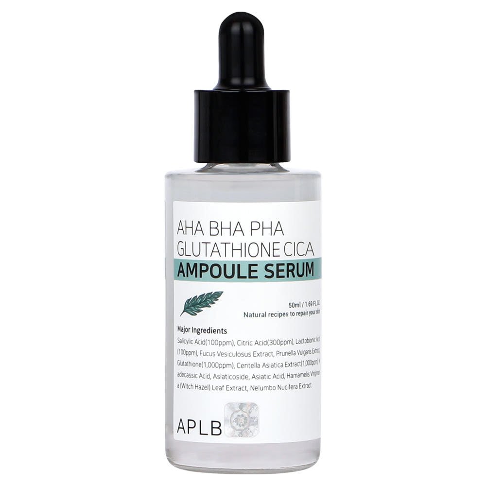 APLB AHA BHA PHA Glutathione Cica Ampoule Serum 50ml - Daebak