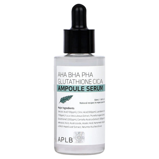 APLB AHA BHA PHA Glutathione Cica Ampoule Serum 50ml - Daebak