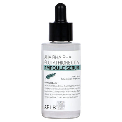 APLB AHA BHA PHA Glutathione Cica Ampoule Serum 50ml - Daebak