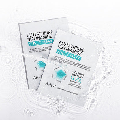 APLB Glutathioine Niacinamide Sheet Mask 25ml 10ea - Daebak