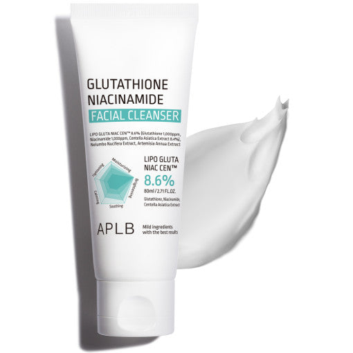 Limpador facial de glutationa e niacinamida APLB 80ml