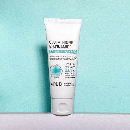 Limpador facial de glutationa e niacinamida APLB 80ml
