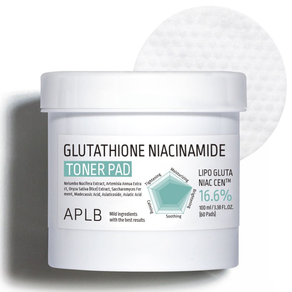 APLB Glutathione Niacinamide Toner Pad 100ml/60pads - Daebak