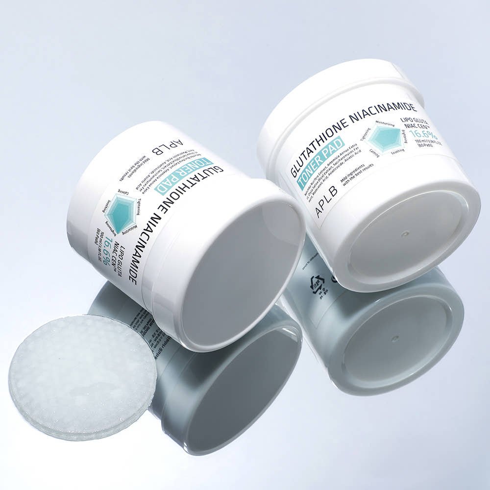 APLB Glutathione Niacinamide Toner Pad 100ml/60pads - Daebak