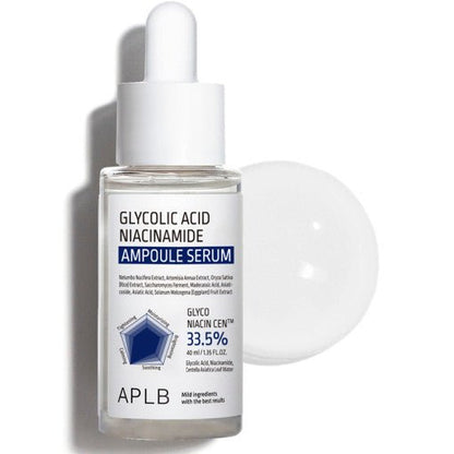 APLB Glycolic Acid Niacinamide Ampoule Serum 40ml - Daebak