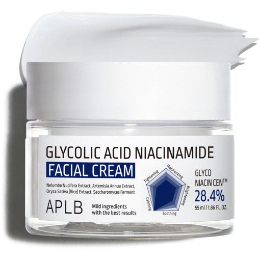 APLB Glycolic Acid Niacinamide Facial Cream 55ml - Daebak