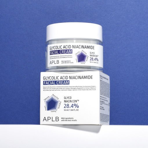 APLB Glycolic Acid Niacinamide Facial Cream 55ml - Daebak