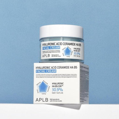 APLB Hyaluronic Acid Ceramide HA B5 Facial Cream 55ml - Daebak