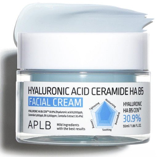 APLB Hyaluronic Acid Ceramide HA B5 Facial Cream 55ml - Daebak