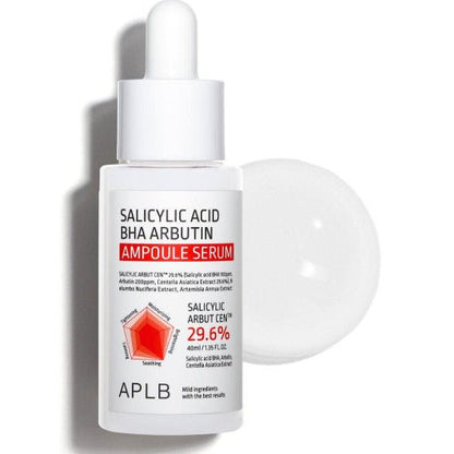 APLB Salicylic Acid BHA Arbutin Ampoule Serum 40ml - Daebak