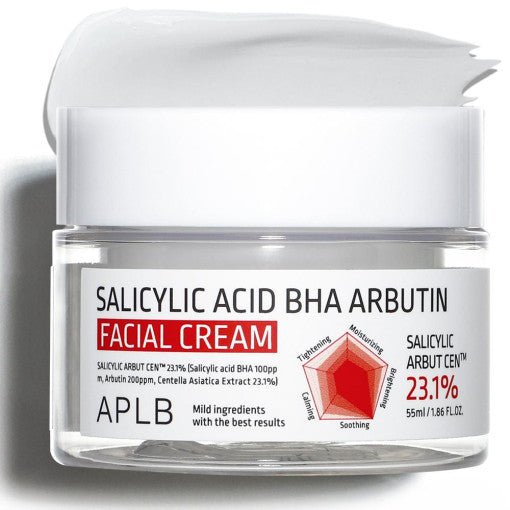 APLB Salicylic Acid BHA Arbutin Facial Cream 55ml - Daebak