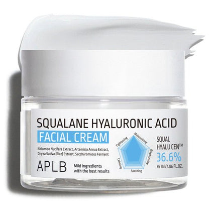 APLB Squalane Hyaluronic Acid Facial Cream 55ml - Daebak