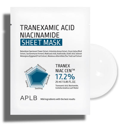 APLB Tranexamic Acid Niacinamide Sheet Mask 25ml X 10ea