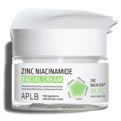 APLB Zinc Niacinamide Facial Cream 55ml - Daebak