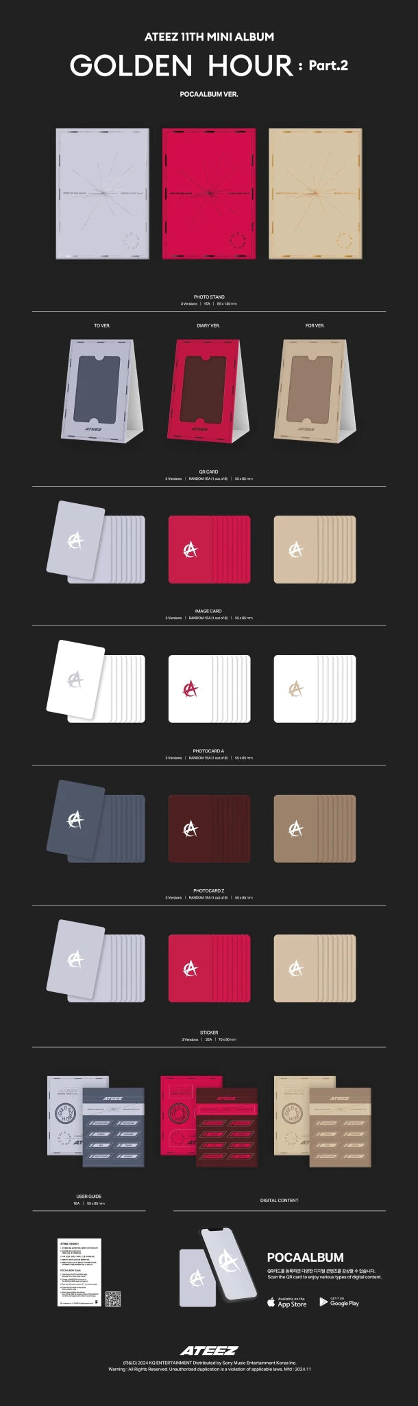 Ateez Golden Hour : Part 2 Pocaalbum - Daebak