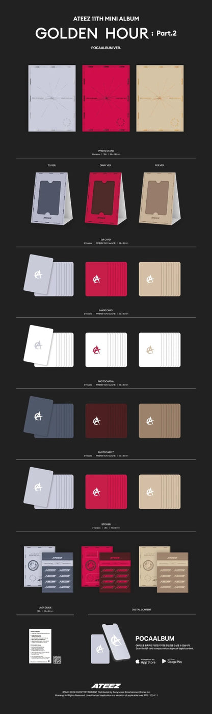 Ateez Golden Hour : Part 2 Pocaalbum - Daebak