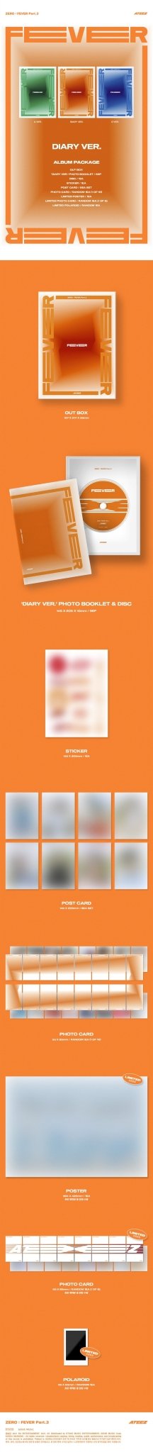 Ateez Zero Fever Part 3 Album - Daebak