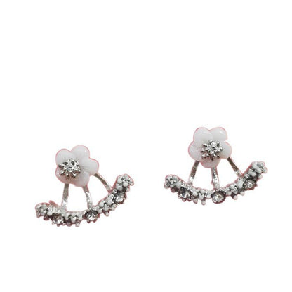 Auricular Needle Korean Style Small Daisy Flower Trendy Rings - Daebak