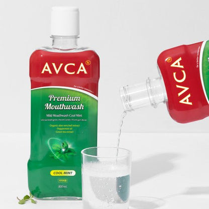 AVCA Mild Mouthwash Cool Mint 800ml - Daebak