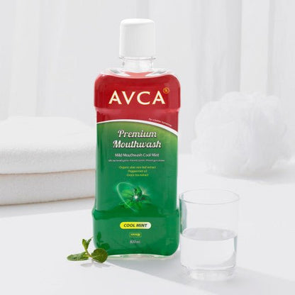 AVCA Mild Mouthwash Cool Mint 800ml - Daebak