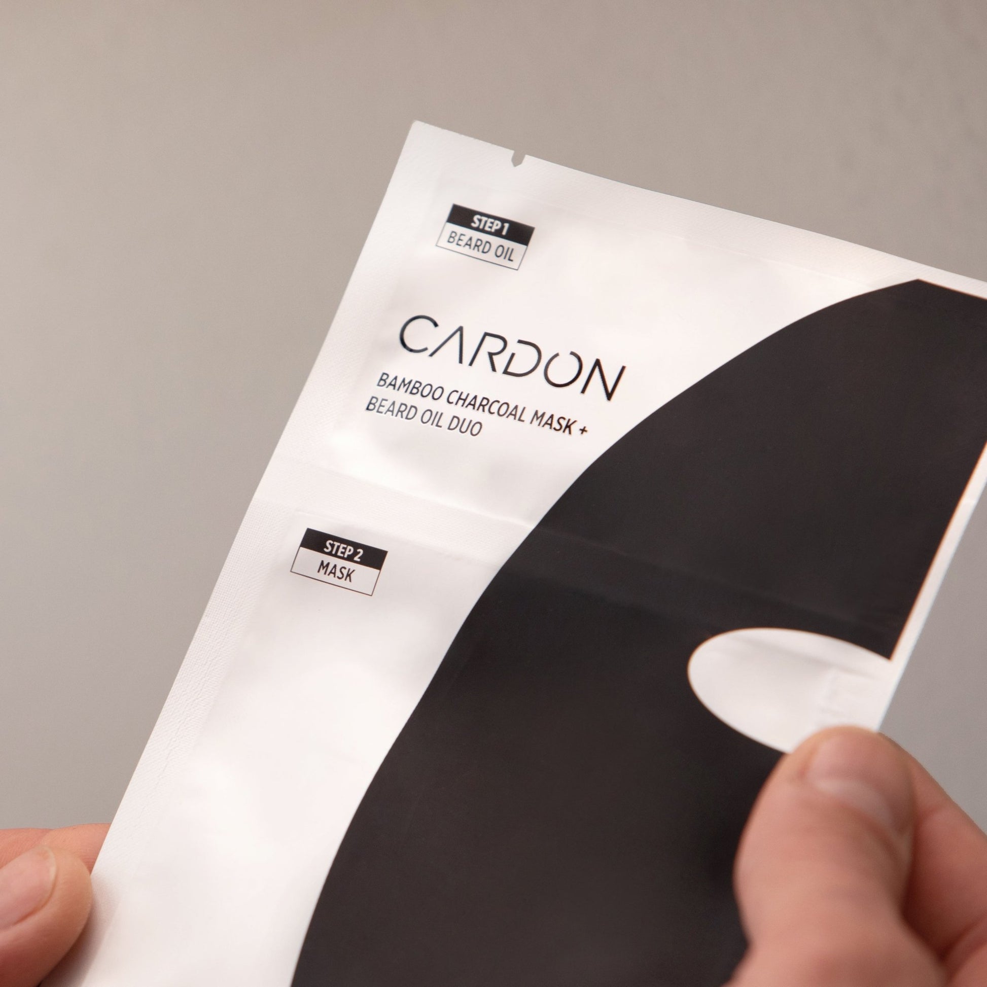 Bamboo Charcoal Sheet Mask + Beard Oil - Daebak