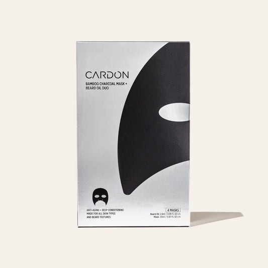 Bamboo Charcoal Sheet Mask + Beard Oil - Daebak