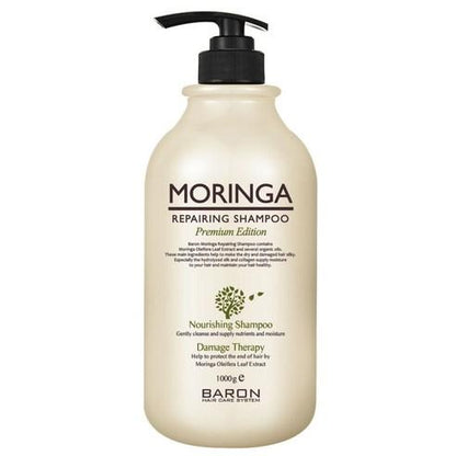 BARON MORINGA REPAIRING SHAMPOO 1000ML - Daebak