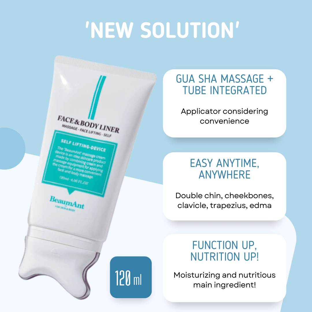 BeaumAnt Face & Body Liner Gua Sha Massage Cream 120ml - Daebak
