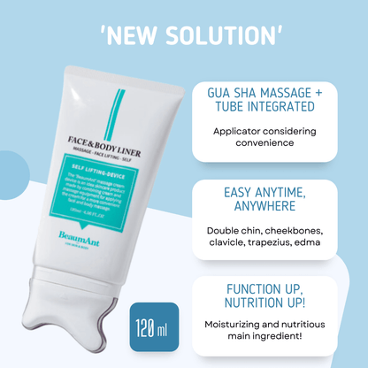 BeaumAnt Face & Body Liner Gua Sha Massage Cream 120ml - Daebak