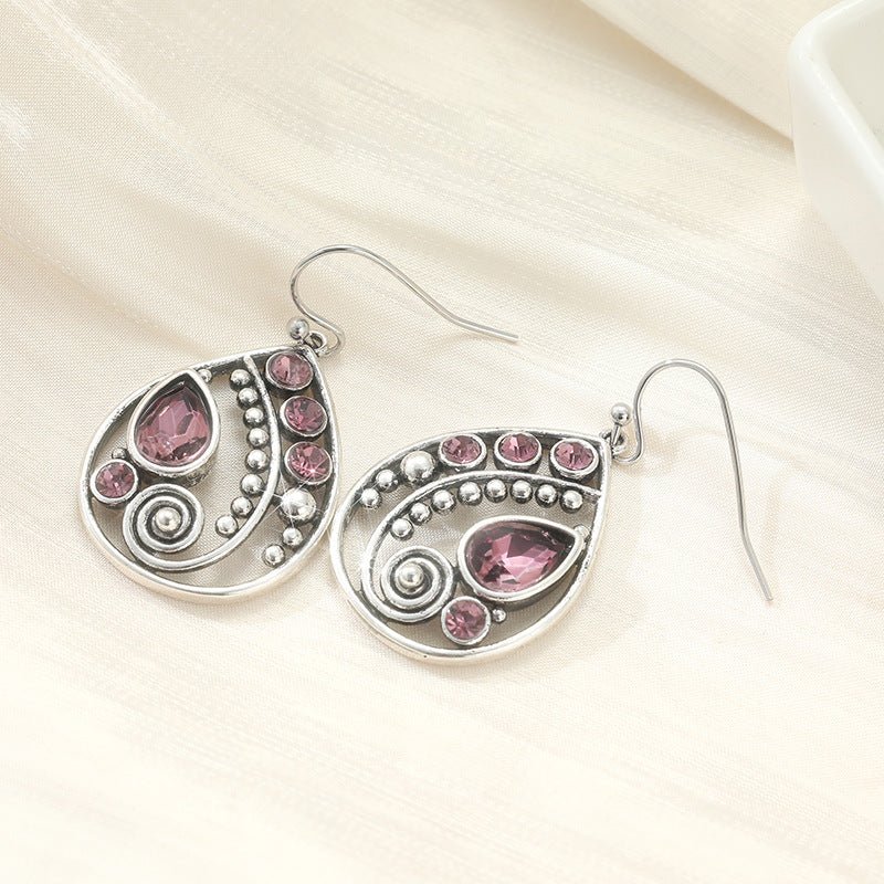 Beautiful Copper Korean Style Simple Geometric Earrings - Daebak