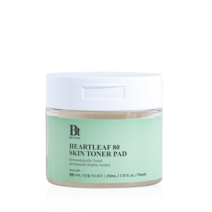 Benton HEARTLEAF 80 SKIN TONER PAD 70pads - Daebak