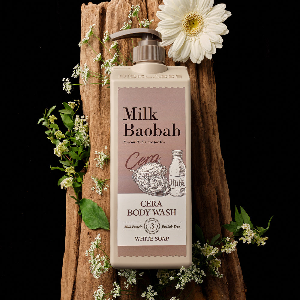 Detergente corpo BIOKLASSE MILK BAOBAB CERA 1200ml #Sapone bianco