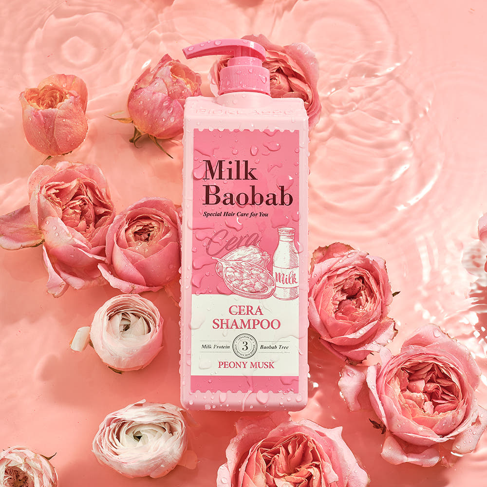 Shampoo capilar BIOKLASSE MILK BAOBAB CERA 1200ml #Almíscar de Peônia