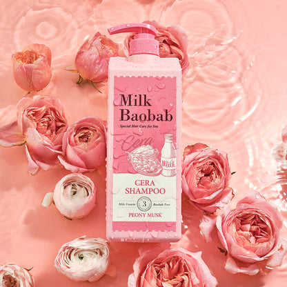 Shampoo capilar BIOKLASSE MILK BAOBAB CERA 1200ml #Almíscar de Peônia