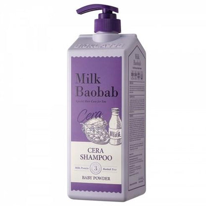 BIOKLASSE MILK BAOBAB HAIR Cera Shampoo 1200ml #Baby Powder - Daebak