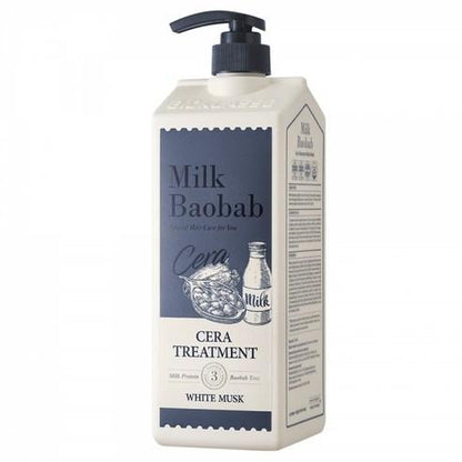 BIOKLASSE MILK BAOBAB Hair Cera Treatment 1200ml #White Musk - Daebak