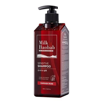BIOKLASSE MILK BAOBAB HAIR Sensitive Shampoo 500ml #Damask Rose - Daebak